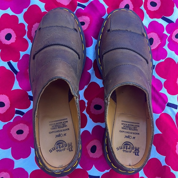 🏴󠁧󠁢󠁥󠁮󠁧󠁿 Dr. Martens MIE Clogs Chunky Platform Block Heel 90’s Mules UK 6 - Picture 13 of 16